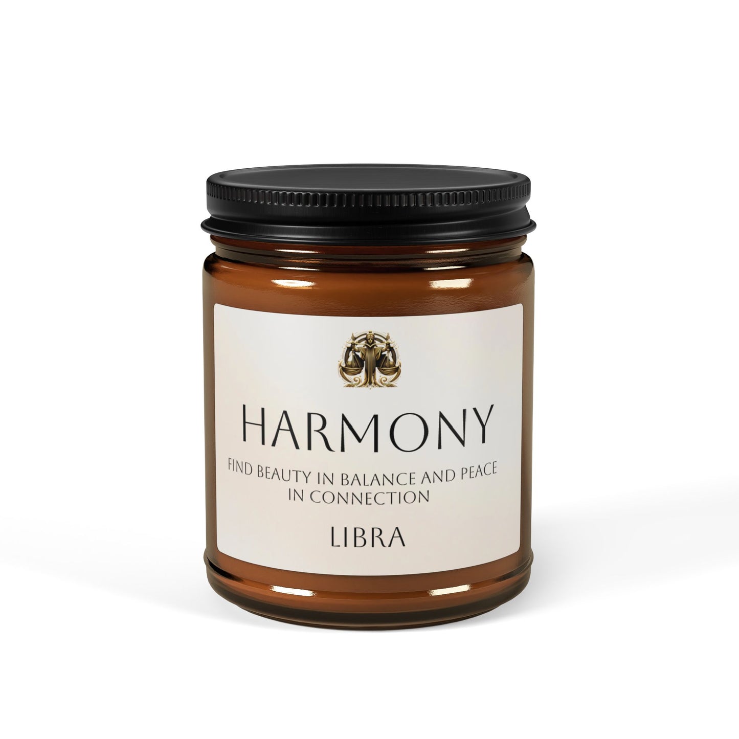 Harmony Libra Scented Soy Candle – Empowering Aromatherapy for Self-Care, Home Fragrance, Gifts, Meditation, Relaxation
