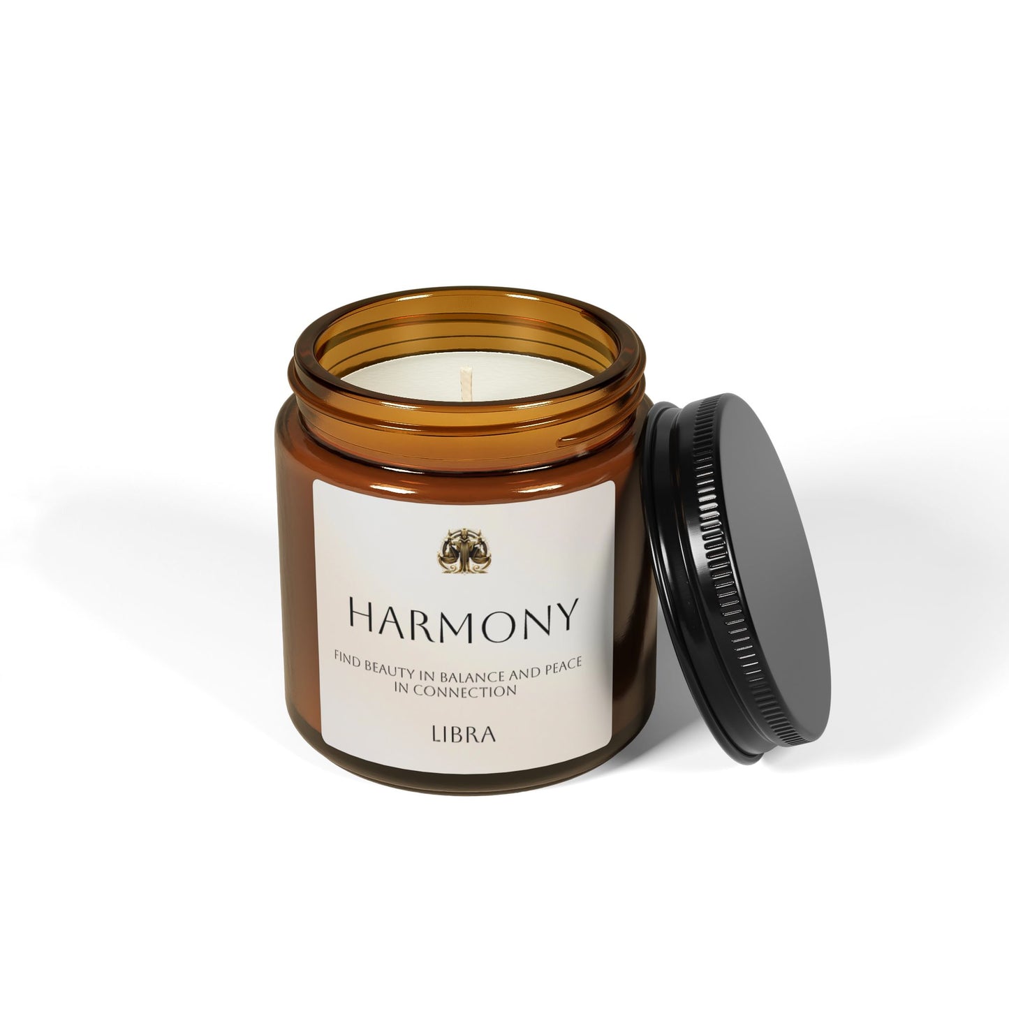 Harmony Libra Scented Soy Candle – Empowering Aromatherapy for Self-Care, Home Fragrance, Gifts, Meditation, Relaxation
