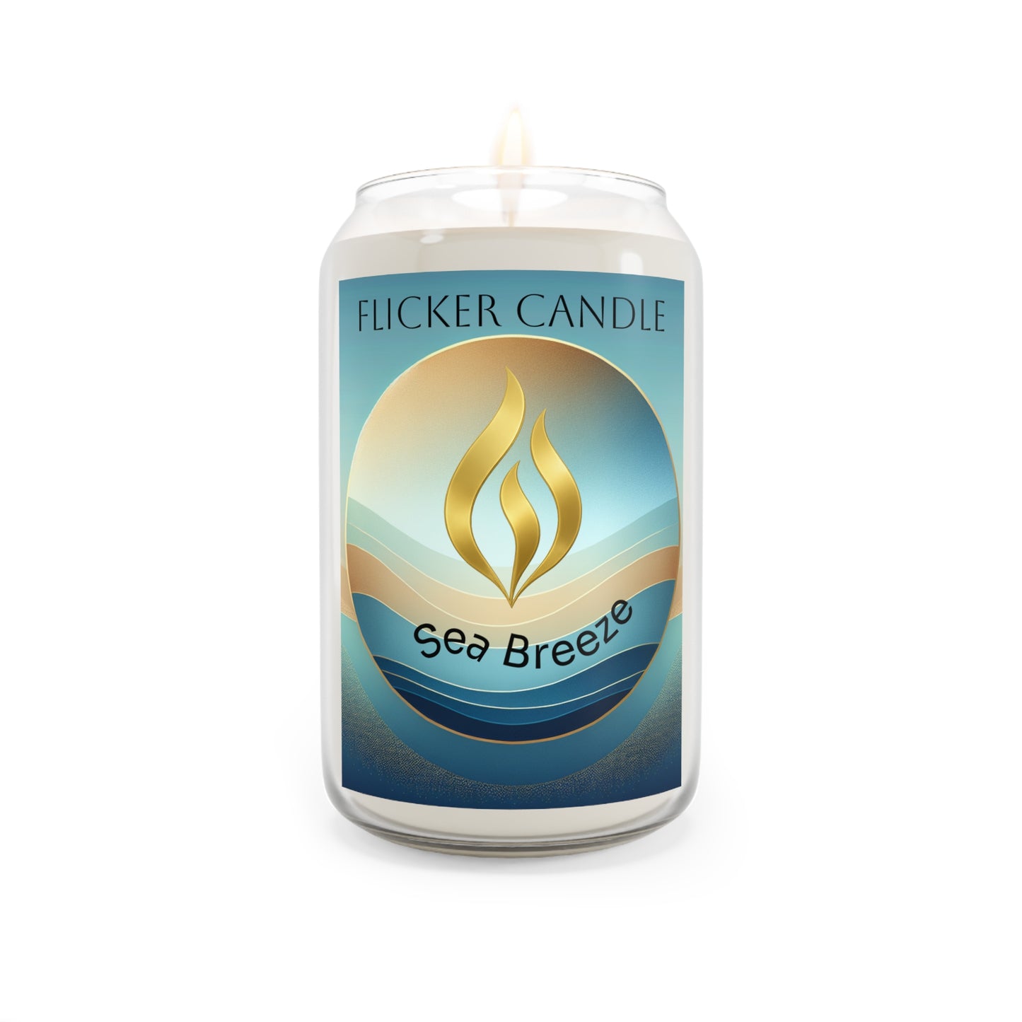 Scented Candle, Sea Breeze Aromatherapy Gift for Her