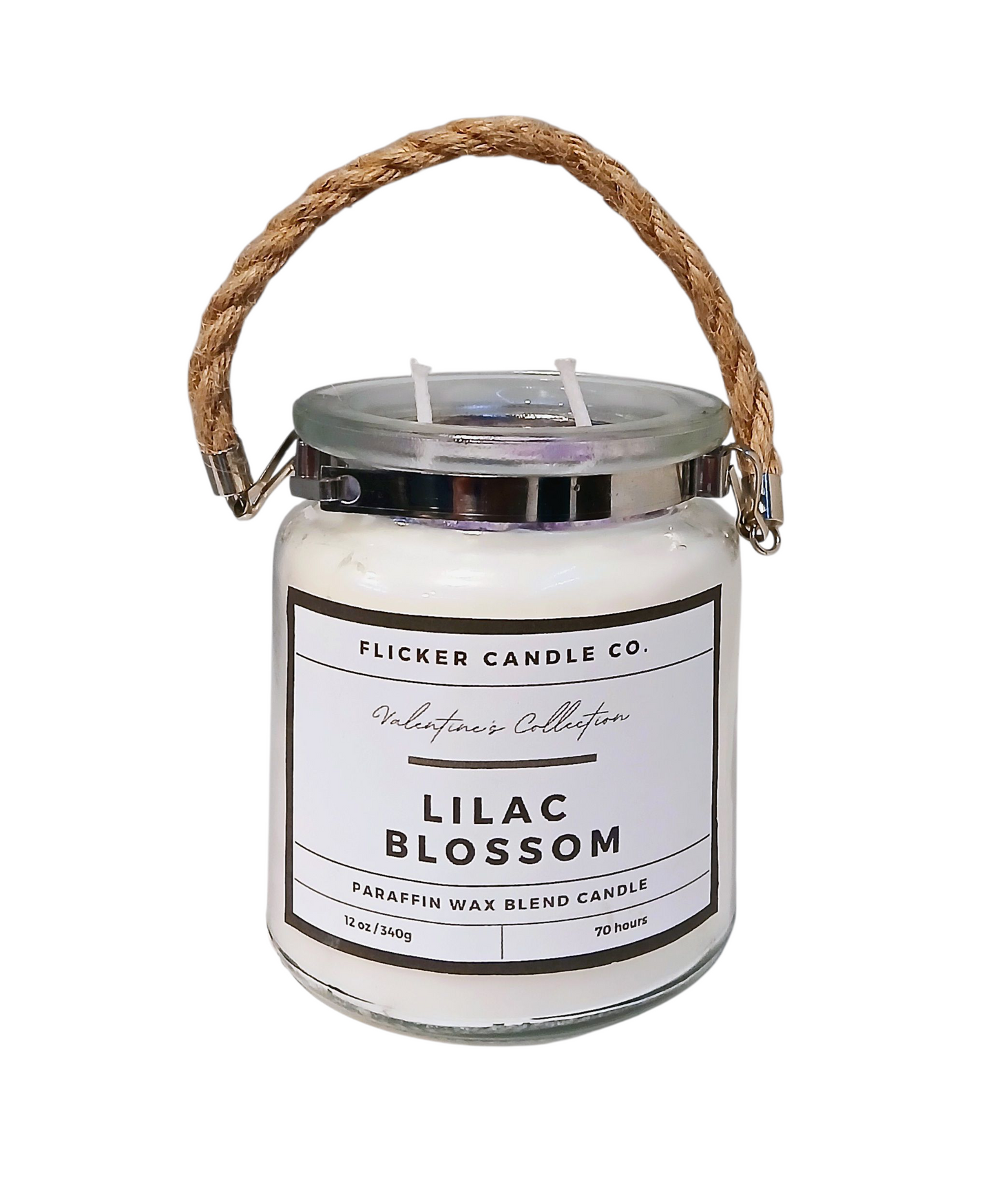 Lilac Blossom Candle (round) 12 oz.