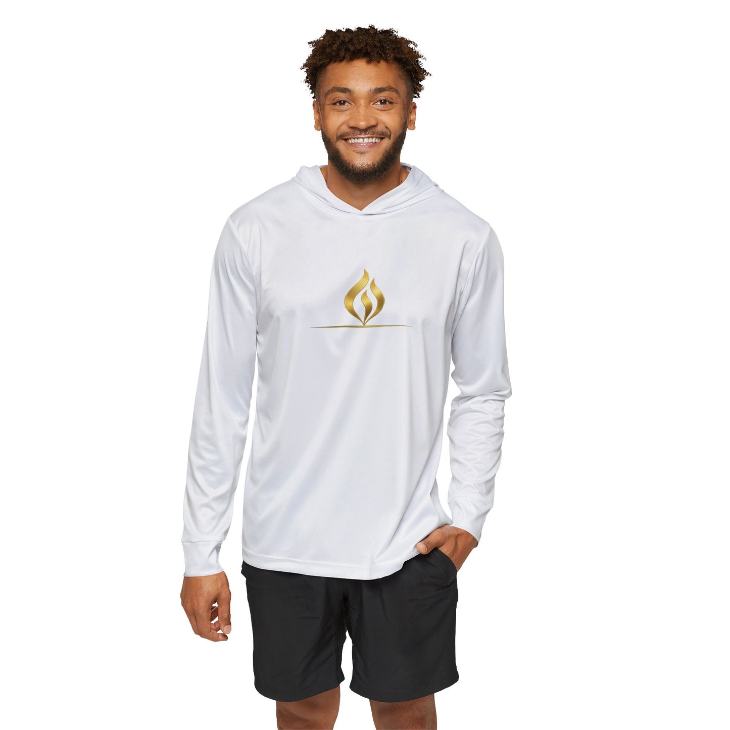 Men's Sports Flicker Hoodie - AOP, Athletic Warmup, Workout Gear, Fitness Fashion, Outdoor Clothing, Gift for Him