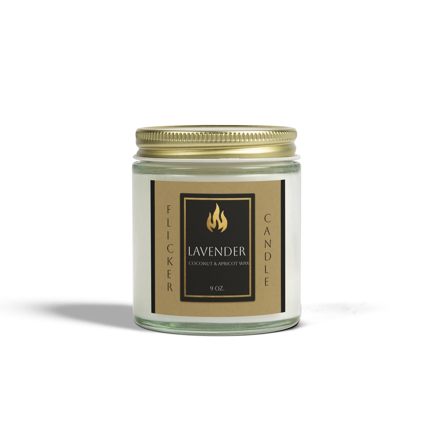 Lavender Scented Candle - Aromatherapy, Natural Coconut Apricot Wax, Home Décor, Relaxation Gift, Spa Essential