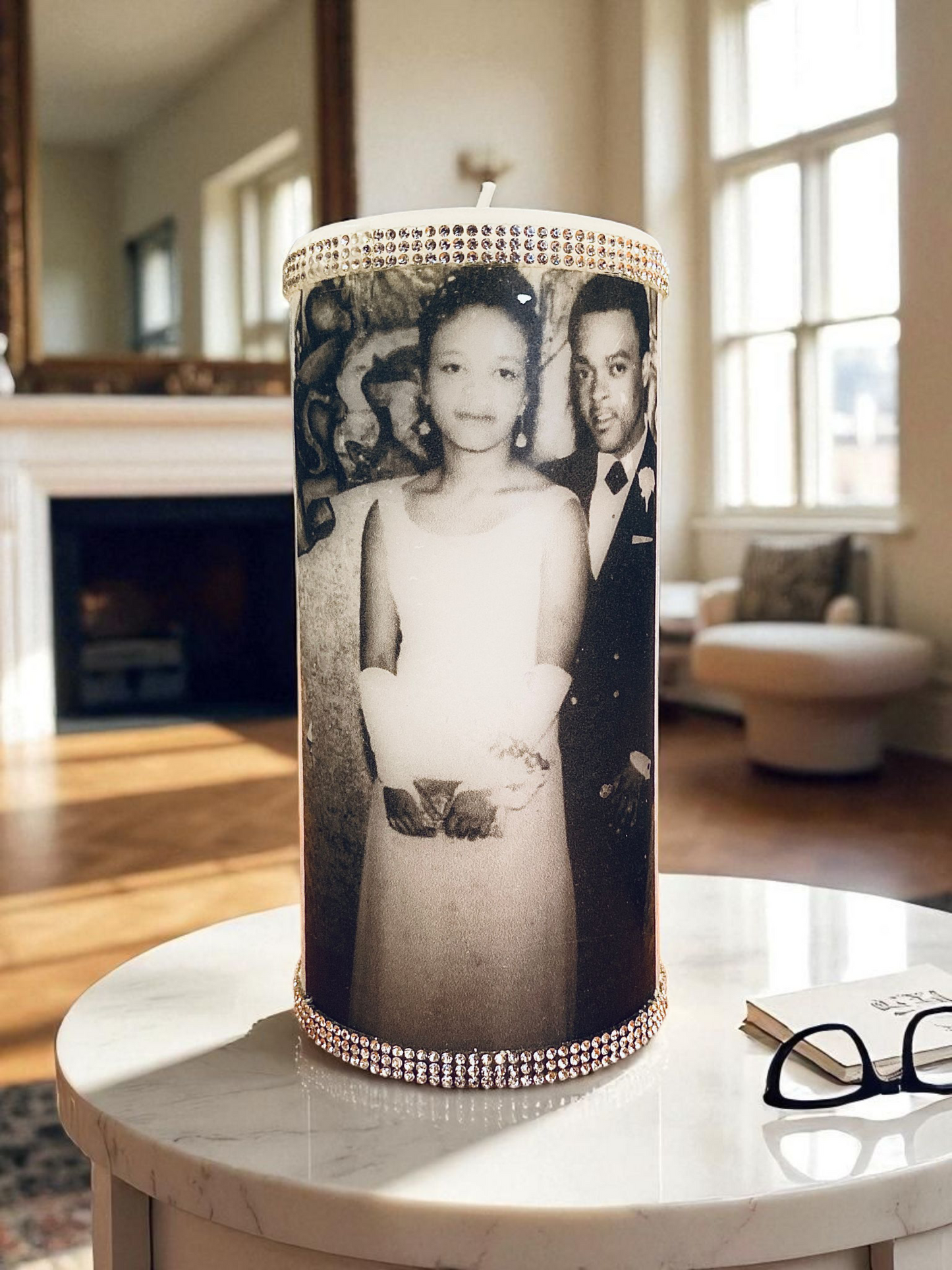 8" Keepsake Photo Candle