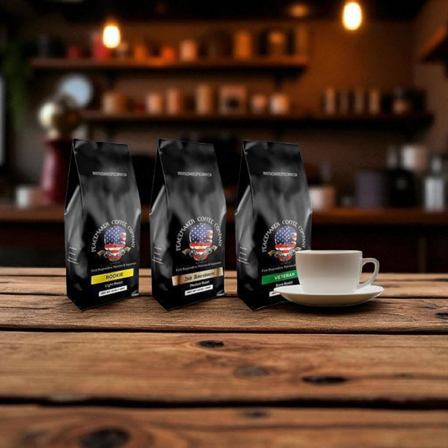 Peacemaker Veteran Dark Roast 12 oz. bag