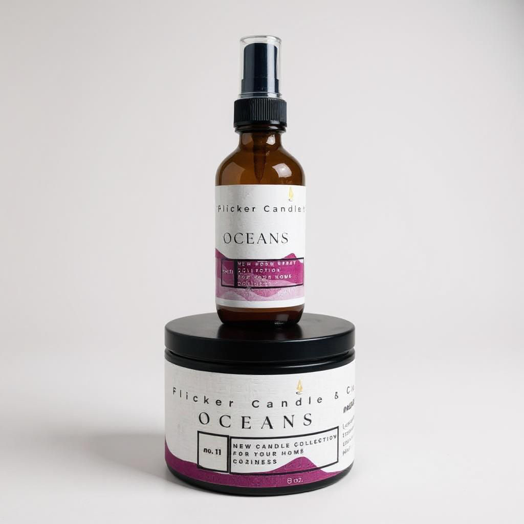 Aromatherapy Candle and Room Spray set