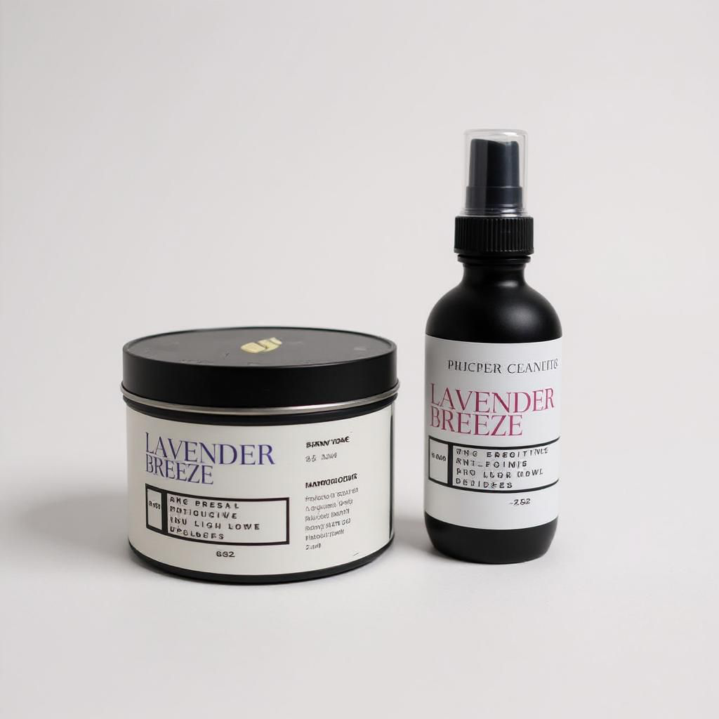 Aromatherapy Candle and Room Spray set