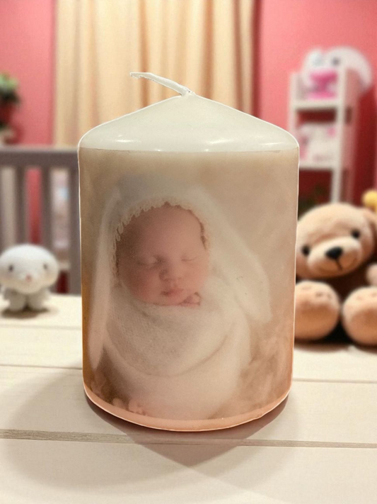 2" Keepsake Photo Candle