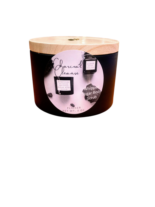 Charcoal Cleanse Whipped Sugar Body Scrub