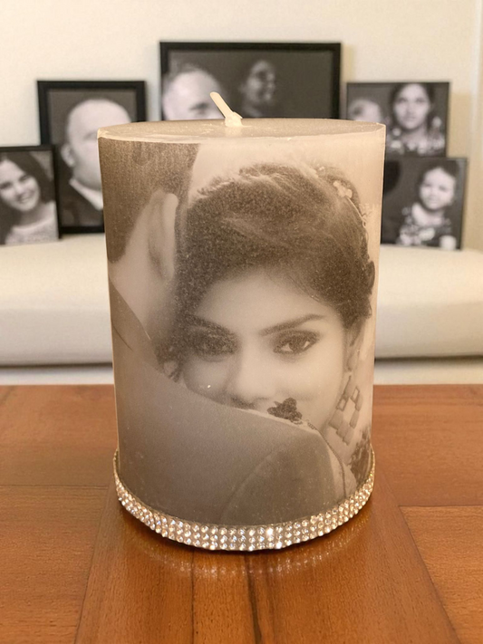 4"  Keepsake Photo Candle