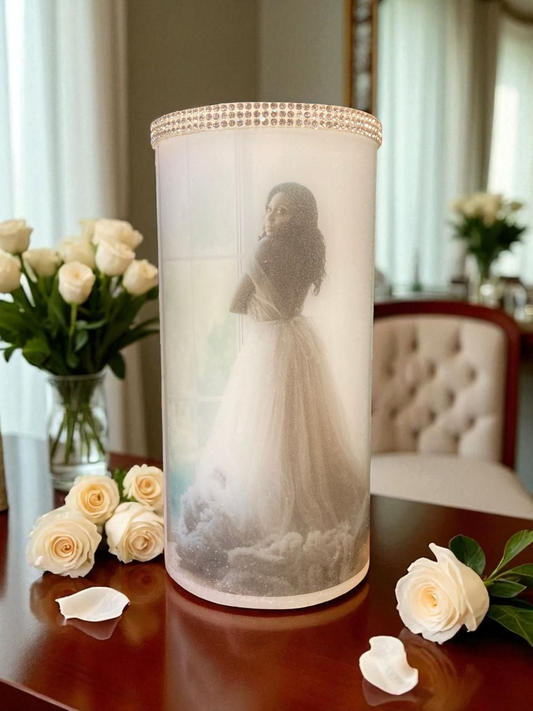 8" Keepsake Photo Candle