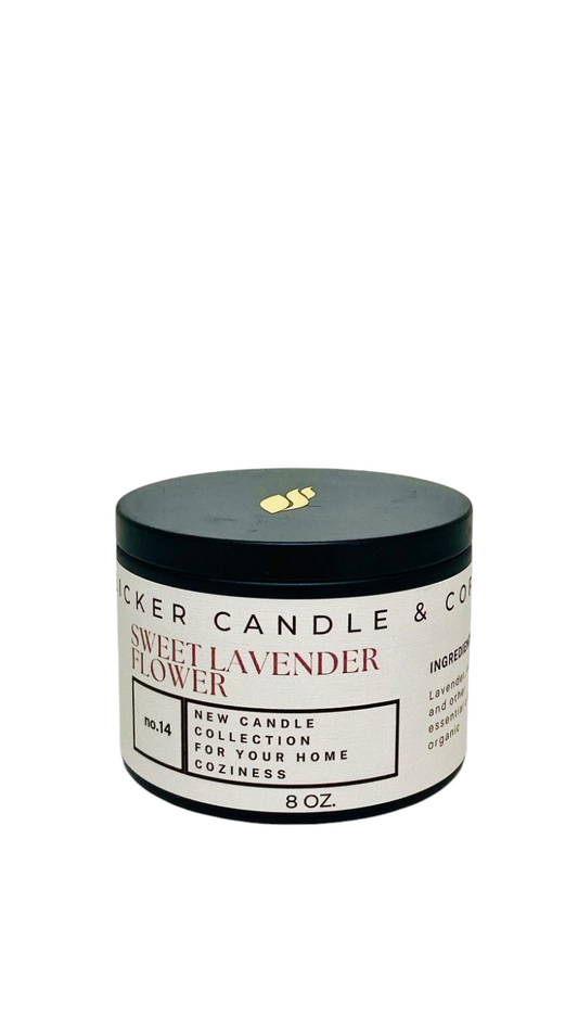 Sweet  Lavender Flower Candle