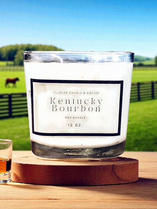 Glass Jar Candle (square) 12 oz.